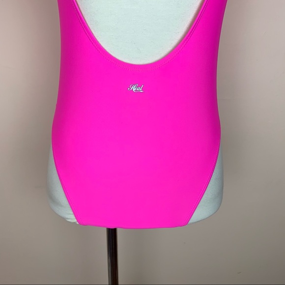 New! Hot Pink Neon Miami One-Piece Swimsuit - Picture 5 of 8